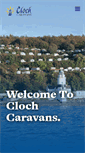 Mobile Screenshot of clochcaravans.co.uk
