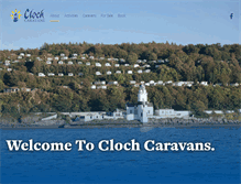 Tablet Screenshot of clochcaravans.co.uk